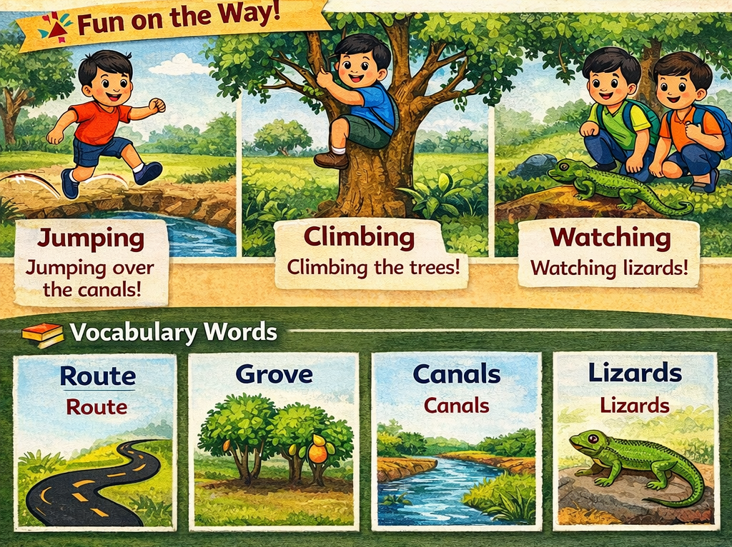 Between home and school