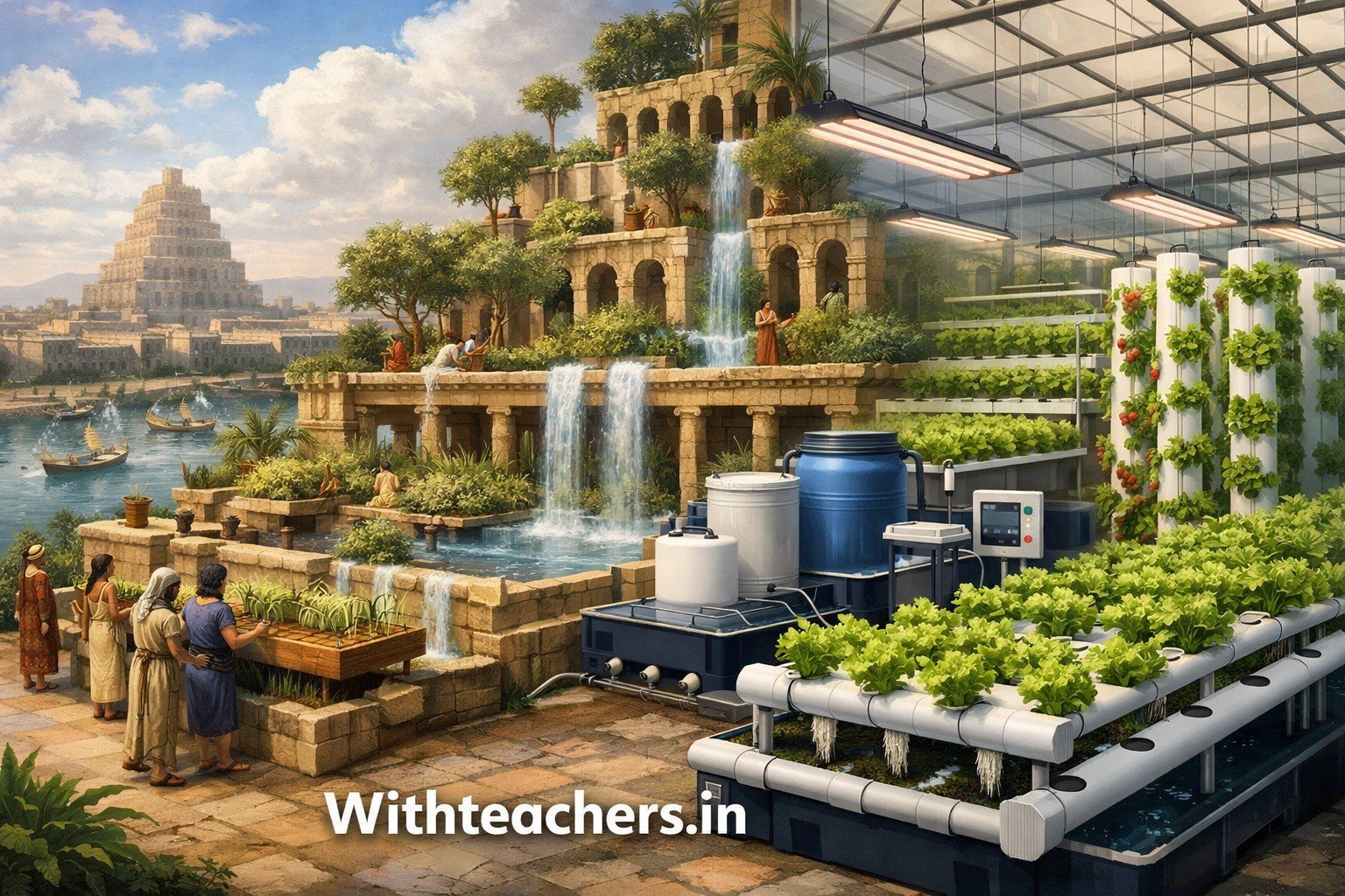 Hanging Gardens meets modern hydroponics